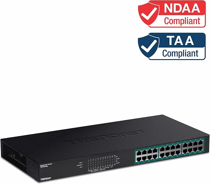 TRENDnet 24-Port Gigabit PoE+ Switch, TPE-TG240g, 370W Power Budget, 48Gbps - Image 7