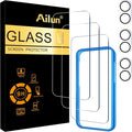 Ailun 3 Pack Screen Protector for iPhone 16 Plus + 3 Pack Camera Lens Protector by Ailun