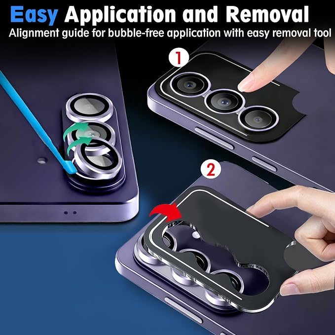 SiHPuoy 2 Sets Camera Lens Protector - Image 3
