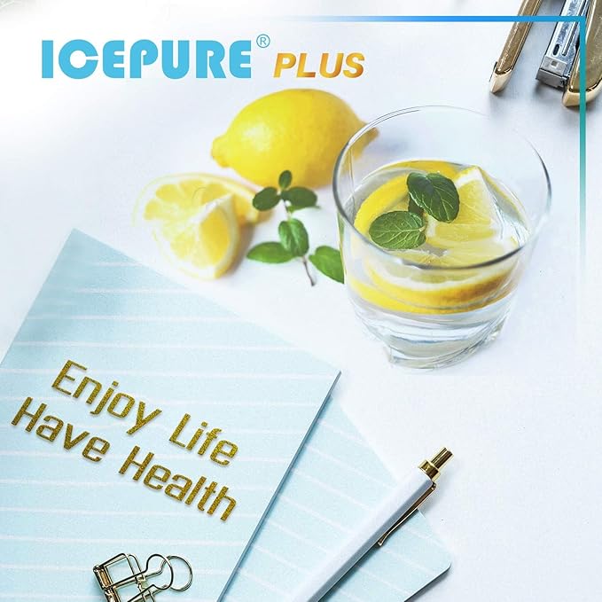 ICEPURE PLUS Remove Heavy Metals NSF/ANSI 53&42 NSF/ANSI/CAN 372 DA29-00003G Replacement for Samsung DA29-00003B DA29-00003A, DA29-00003D DA29-00003F DA97-06317A, HAFCU1, WF289, WSS-1, 4PACK