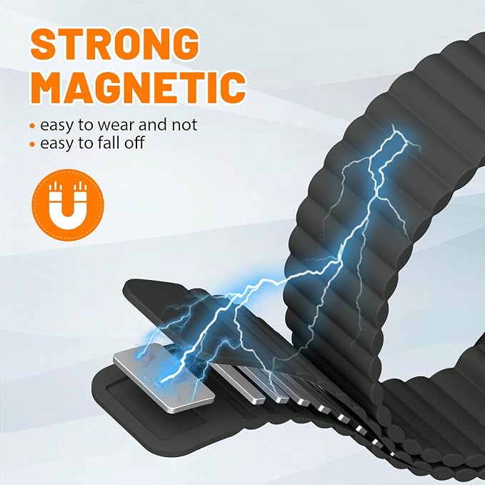 Magnetic Sport Bands for Apple Watch Band 40mm 38mm 41mm 42mm 44mm 45mm 46mm - Image 2