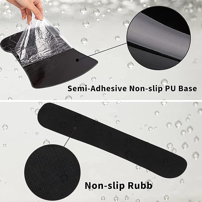 Keyboard Wrist Rest and Mouse Pad Wrist Support Set with Coasters, Inspirational Quote Stay Positive Work Hard and Make It Happen Wrist Mouse Pad with Non-Slip PU Base for Computer Laptop Home Office