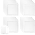 Morvat Access Panel 8x8 Inch for Drywall & Ceiling with Door, Heavy-Duty Durable ABS Plastic & Easy Install Access Box, Wall Hole Cover Plate for Plumbing & Electrical Cables & Wiring, White, 40-Pack