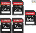 5-Pack of SD Card 64GB EASTBULL Class 10 SD Cards U1 V30 High-Speed 100MB/s by EASTBULL