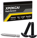 30-Pack Rack Screws 10/32 with Nylon Washers by Unknown