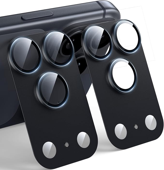 TAURI 2 Pack for iPhone 17 Pro Camera Lens Protector, Full Coverage by TAURI