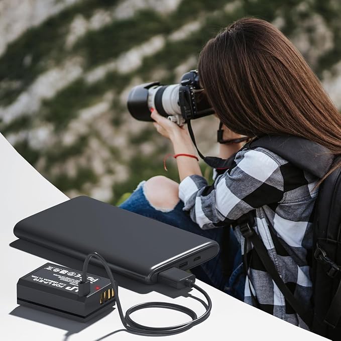 LP LP-E10 Battery 2-Pack 1500mAh USB-C Fast Charging - Image 8