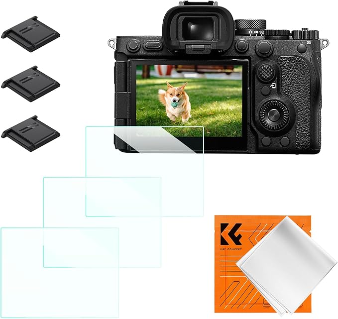 K&F CONCEPT 3 Pack Camera Screen Protector Compatible by KFCONCEPT
