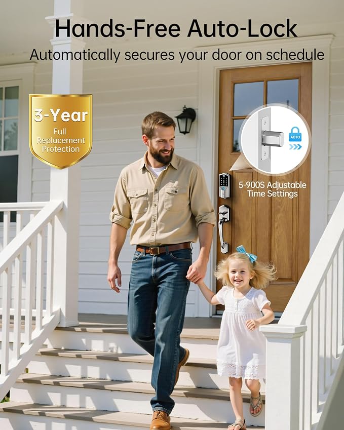Built-in WiFi Smart Deadbolt Lock - Image 7