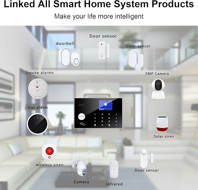Wireless Home Alarm System, Siren Alarm - Image 2