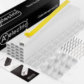 A+ ELECTRIC 315" Cable Hider, Wire Cover, Cables Raceway for Cord Hide, Long, Large, White and paintable Cords Cover Concealer Conduit Channel, TV, Ethernet Molding Electrical Wires Management Kit