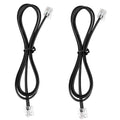 LanSenSu RJ12 Cable Phone Cord RJ12 6P6C Male to Male Straight Wired by LanSenSu
