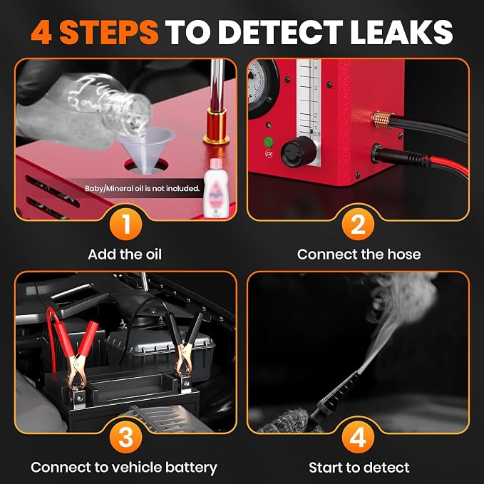 ANCEL S3000-US Smoke Machine Automotive Leak Detector - Image 8