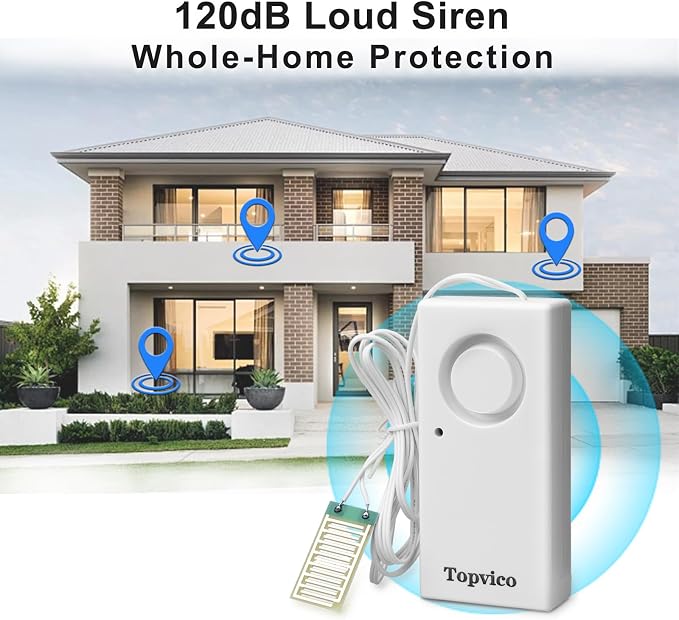 Water Alarms for Basements, Heater Leak Detector, Sump Pump Overflow RV - Image 2