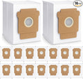Bluevisk 16 Pack Plus 405 Combo Dust Bags for Roomba Essential Q0520/Plus 405 Combo/Plus 505 Combo/Plus 504 Vac/Y0140 Combo/Y0110/Q0120/Q011/104 Combo/105 Combo/105 Vac/Max 705 Vac/205 Vac Dust Bag