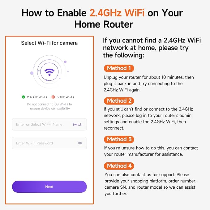 2.5K Security Camera Wireless Outdoor, 2.4G WiFi Battery Powered Indoor Camera - Image 4