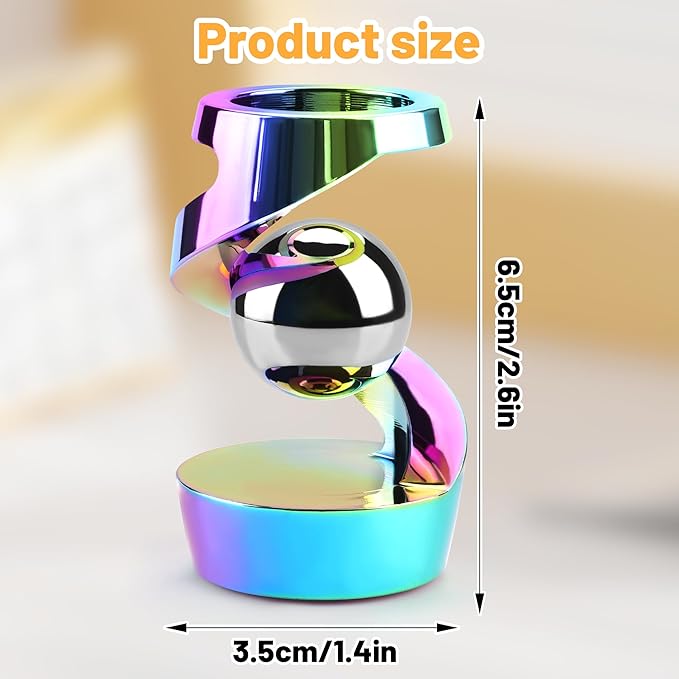 Fidget Toys Adult, Kinetic Spinning Desk Toy, Kinetic Optical Illusion Toys, Kinetic Desktop Fidget Spinner Toys, Cool Gadget Fidget Toys Relieve Stress Anxiety for Office for Adults