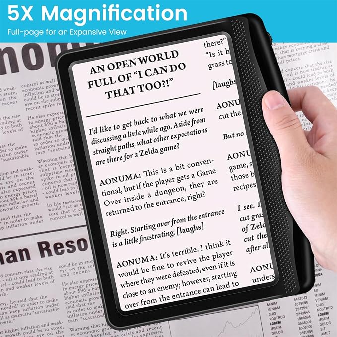 Rechargeable 5X Magnifying Glass - Image 3