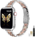MioHHR Slim Metal Band Compatible by ProfessionalStainlessSteelWatchBandCase