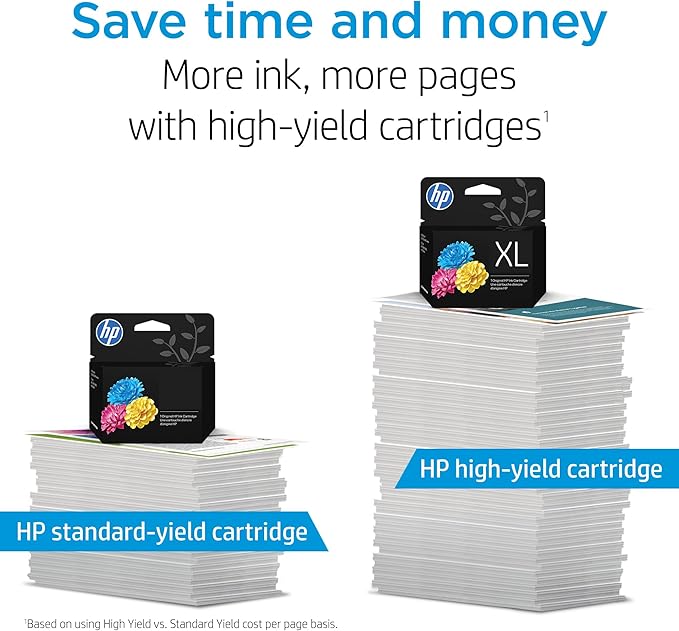 HP 64XL Tri-Color High-Yield Ink Cartridge Printers | Works with Printer Series: Envy Inspire 7950e; Envy Photo 6200, 7100, 7800; Tango | Eligible for Instant Ink | N9J91AN