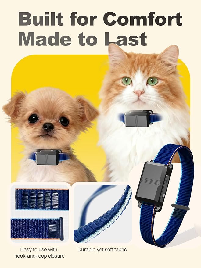 FLYSPEAR Wireless Cat Barrier - Rechargeable Indoor Barrier with 6 Adjustable Range Radius up to 7 ft, 6 Adjustable Safe Static Intensity for Cats Small Dogs with Hook (Wireless Barrier Kit)