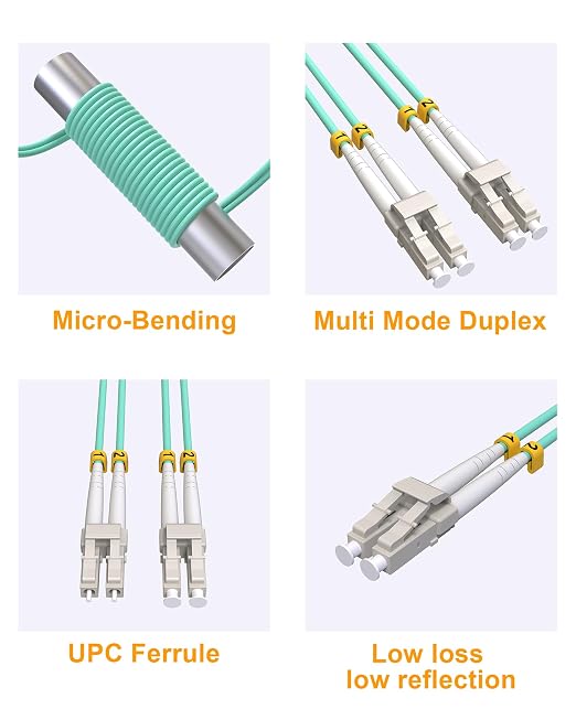 Fiber Patch Cable, 10G Gigabit Fiber Optical Cables - Image 6