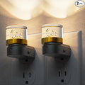 L LOHAS LED Night Light, 2 Pack Night Lights Plug into Wall, 3000K Soft Light LED NightLights, Built in Dusk to Dawn Sensor Bubble Wall Light for Hallway, Bathroom, Rooms
