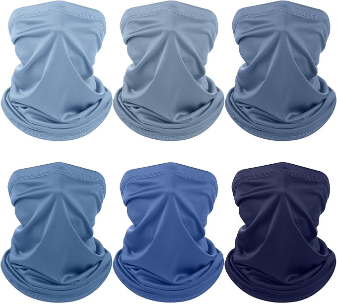 Geyoga 6 Pieces Summer UV Protection Cooling Neck Gaiter Face Clothing Neck by Geyoga