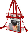 BAGAIL Clear Bags 12x6x12 Stadium Approved Clear Tote Bag by BAGAIL