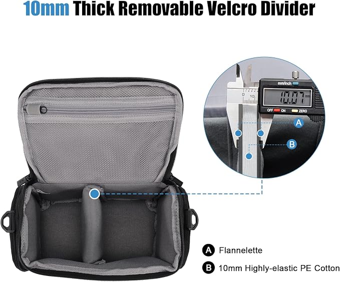 CADeN Compact Camera Shoulder Crossbody Bag Case Compatible - Image 3