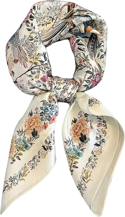 Silky Scarf for Women Lightweight Satin Bandanas Neck Hair Wrap For Sleeping by OnllhNiceScarfForWomen