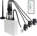 Smart Home Energy Monitor with 3 200A Clamps EdgeAnt, Real-Time Accurate Energy Consumption Tracking and Save Money, Home Energy Automation and Control, Solar Net Metering 2.4 GHz WiFi