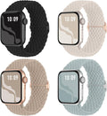 4 Pack Braided Stretchy Bands Compatible by Suitisbest