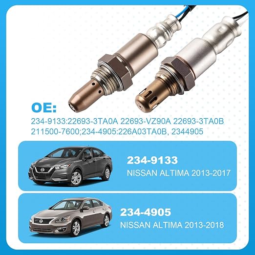 Nifeida 2PCS 234-9133 234-4905 Oxygen Sensor Upstream Downstream O2 Sensor - Image 5
