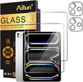 Ailun 2 Pack Screen Protector for iPad Pro 13 Inch 2025/2024 + 2 Pack Camera by Ailun