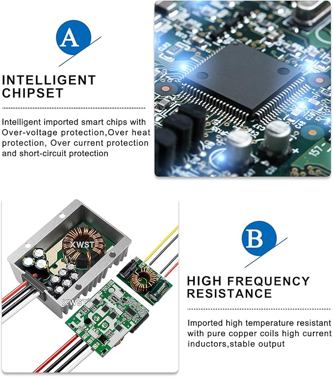 DC DC 12V to 13.8V 30A Step-up Module,Boost Converter 9V-13V to 13.8V Voltage Regulator,Waterproof Power Adapt 414W 13.8V Volt Transformer Module(12V to 13.8V 30A)