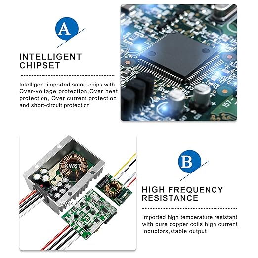 DC DC Stabilizer 9V-36V to 24V Boost Buck Converter 20A 360W Waterproof Power Supply Auto Step Up Down Voltage Regulator 24V Volt Transformer Module