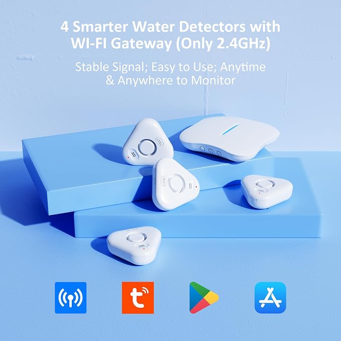 Smart Water Leak Detectors for Home WiFi - Image 2