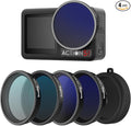 SmallRig ND Filter Kit for DJI Osmo Action 5 Pro/Action 4, 5 Pack CPL FS ND8 by SmallRig