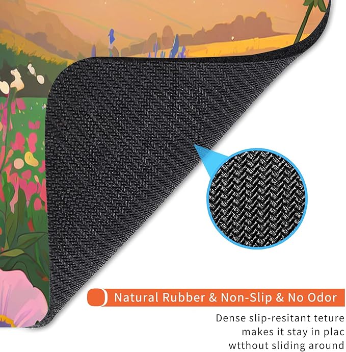 Armanza Square Mouse Pad Natural Scenery,Personalized Premium-Textured Custom Mouse Mat Design,Washable Mousepad Lycra Cloth,Non-Slip Rubber Base Computer Mouse Pads for Wireless Mouse