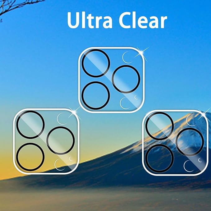 Dengduoduo 3 Pack Tempered Glass Camera Lens Protector - Image 3