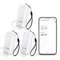 eMylo Zigbee Temperature Humidity Sensor-3 Pack, IP65 Indoor Outdoor by eMylo