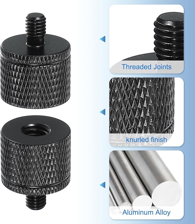 PATIKIL Tripod Screw Adapter 1/4" Female to M5 Male, 20 mm - Image 3