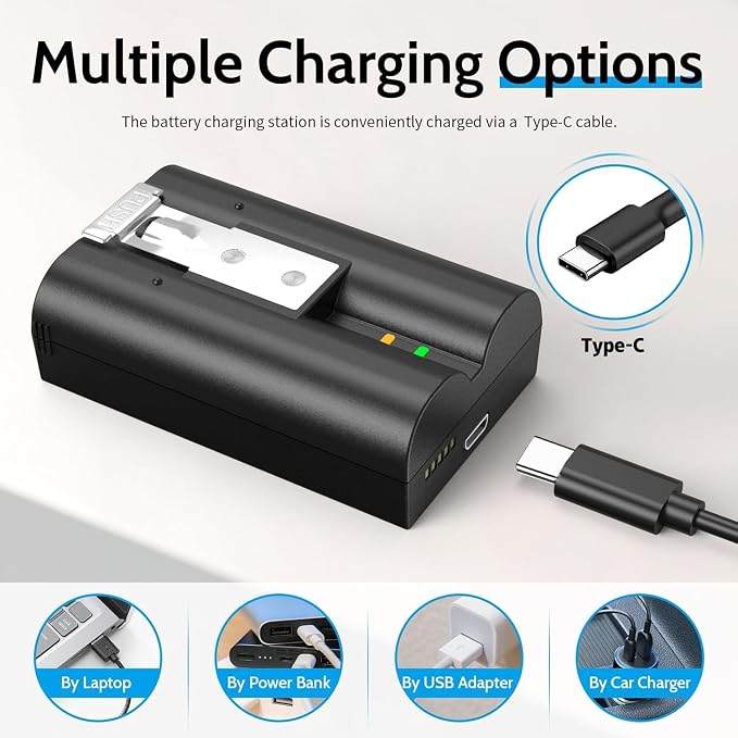7200mAh Replacement Battery for Ring Doorbell, Rechargeable Camera Batteries - Image 4