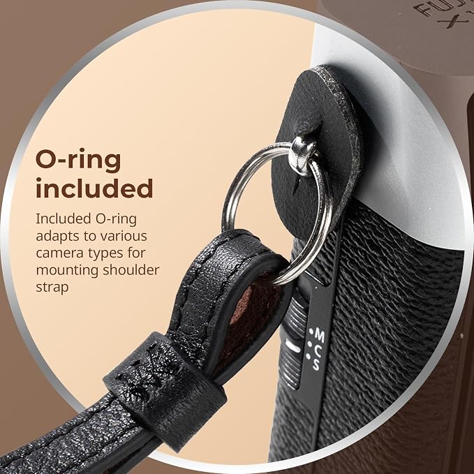 SMALLRIG Universal Leather Camera Neck Shoulder Strap - Image 6