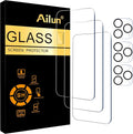 Ailun 3 Pack Screen Protector for iPhone 14 Pro + 3 Pack Camera Lens Protector by Ailun