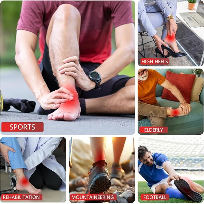 Rechargeable Red Light Therapy Feet Ankle, 132 LEDs 660 nm Red Light and 850 nm Infrared Light Therapy Shoe, with 6000mAh Battery Adjustable Power and Time Controller 2Pack
