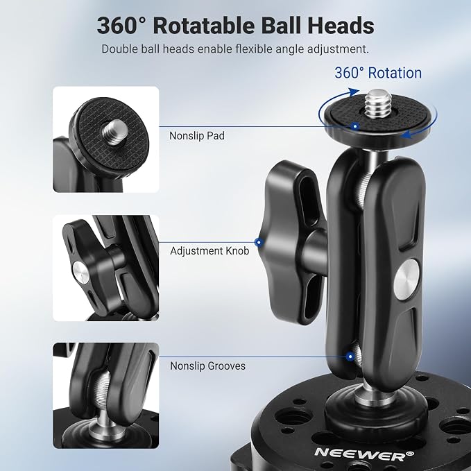 NEEWER 6" Suction Cup Camera Mount - Image 7