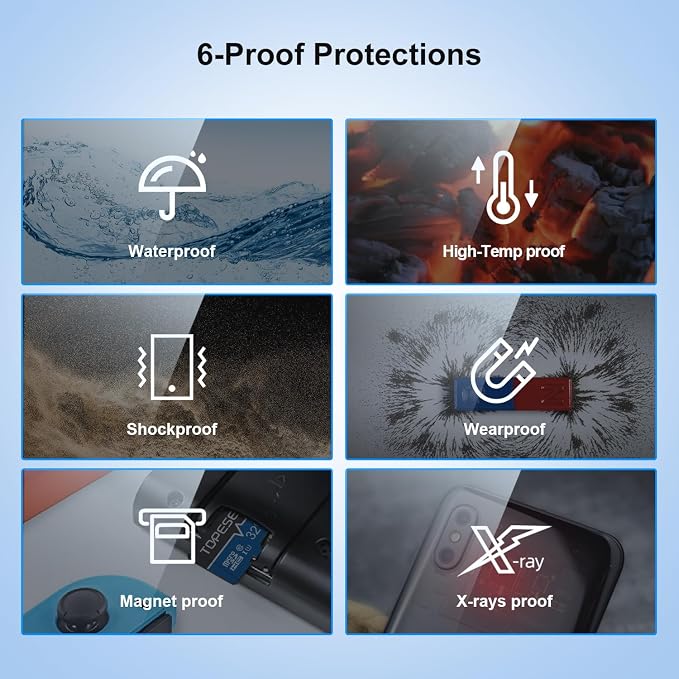 TOPESEL 10 Pack 32GB Micro SD Card Class 10 Micro SDHC Memory Card UHS-I - Image 3
