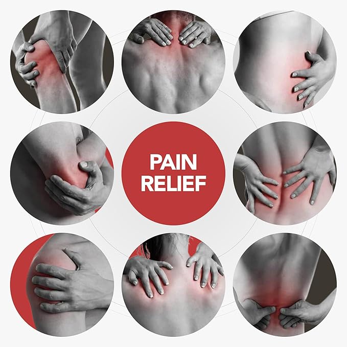 Massage Therapy Concepts Deluxe TENS Unit Muscle Stimulator & Accessories - Non-Invasive EMS Machine for Neck & Back Pain Relief, Sciatica - Electrotherapy with 12 Modes & 20 Intensity Levels